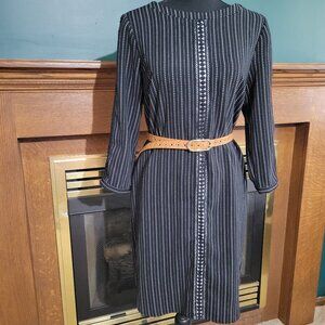 Ann Taylor Black Long Sleeve Tunic Dress Size Small